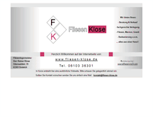 Tablet Screenshot of fliesen-klose.de